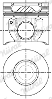 Tłok NÜRAL 87-148100-30