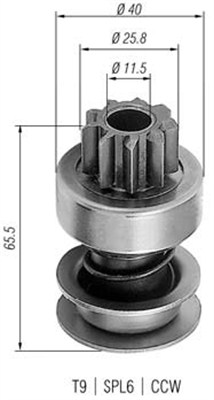 Bendiks rozrusznika MAGNETI MARELLI 940113020236
