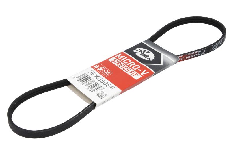 Pasek klinowy wielorowkowy GATES 3PK856SF