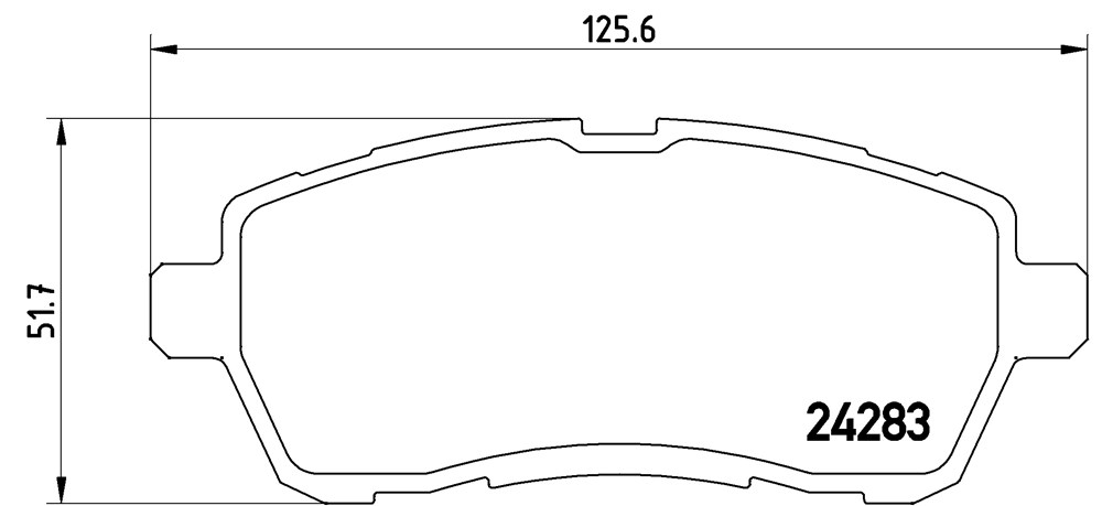 Klocki hamulcowe BREMBO P 24 072X