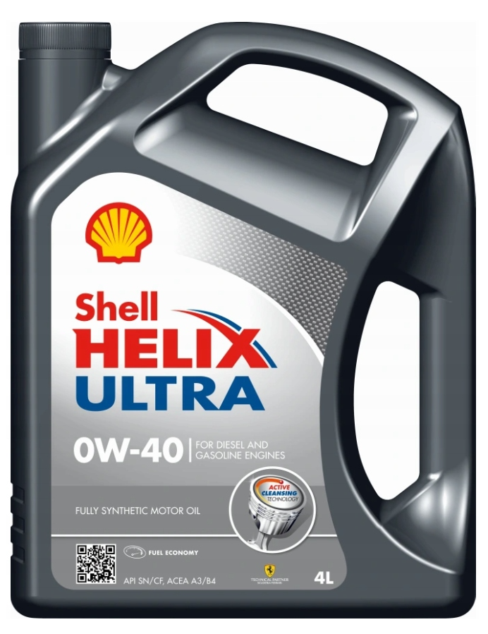 Olej silnikowy SHELL 0W40HELULT4