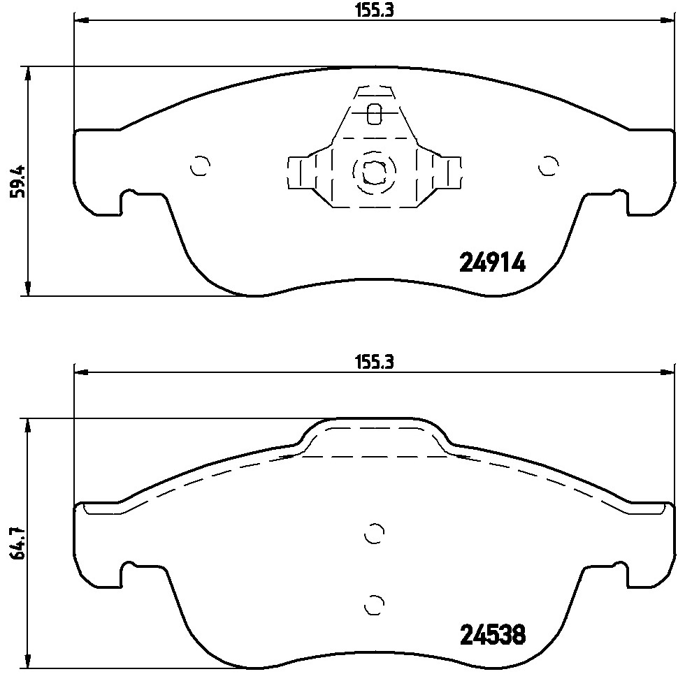 Klocki hamulcowe BREMBO P 68 050X