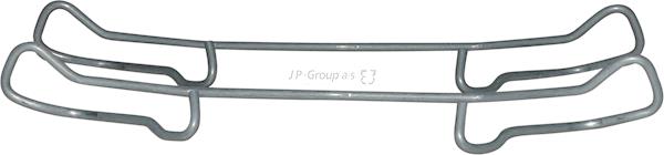 Zestaw akcesoriów montażowych  klocków hamulcowych JP GROUP 1263650110