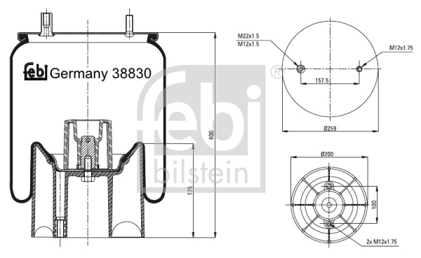 Miech powietrzny FEBI BILSTEIN 38830