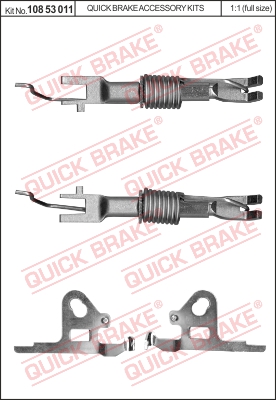 Regulacja szczęk hamulcowych QUICK BRAKE 108 53 011