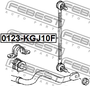 Łącznik stabilizatora FEBEST 0123-KGJ10F