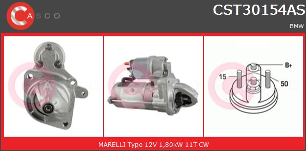 Rozrusznik CASCO CST30154AS