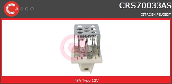 Opornik wentylatora CASCO CRS70033AS