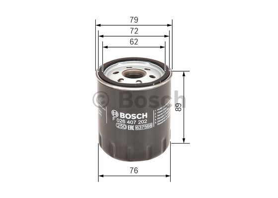 Filtr oleju BOSCH F 026 407 202