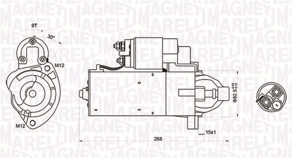 Rozrusznik MAGNETI MARELLI 063721423010