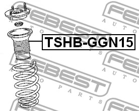 Osłona  miecha powietrznego FEBEST TSHB-GGN15