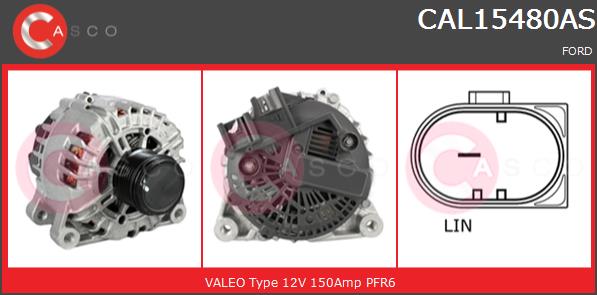 Alternator CASCO CAL15480AS