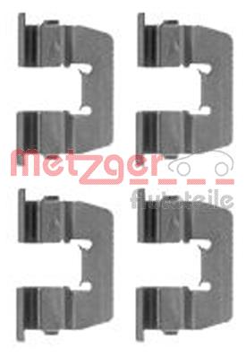 Zestaw akcesoriów montażowych  klocków hamulcowych METZGER 109-1764