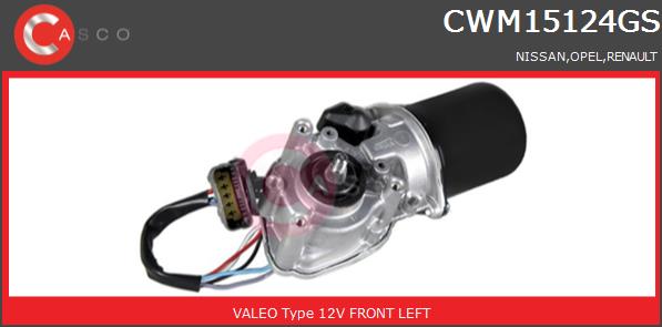 Silnik wycieraczek CASCO CWM15124GS