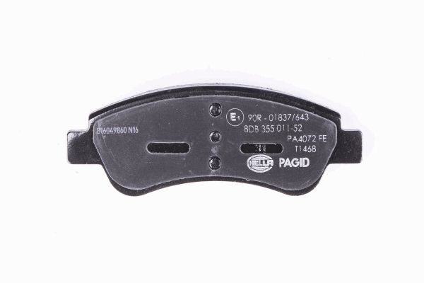 Klocki hamulcowe HELLA 8DB 355 011-521