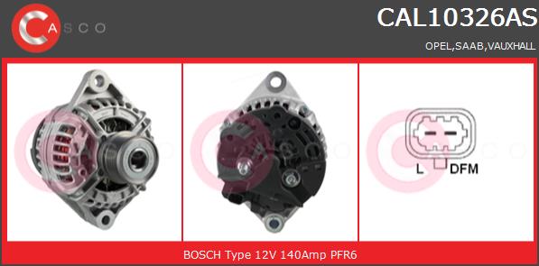 Alternator CASCO CAL10326AS