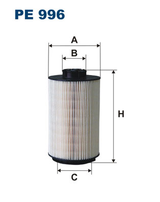 Filtr paliwa FILTRON PE 996