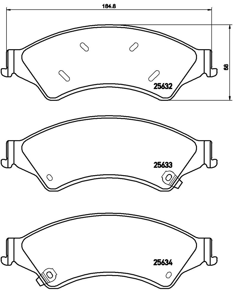 Klocki hamulcowe BREMBO P 24 153