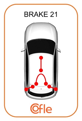 Cięgło, hamulec postojowy COFLE 92.1.FD031