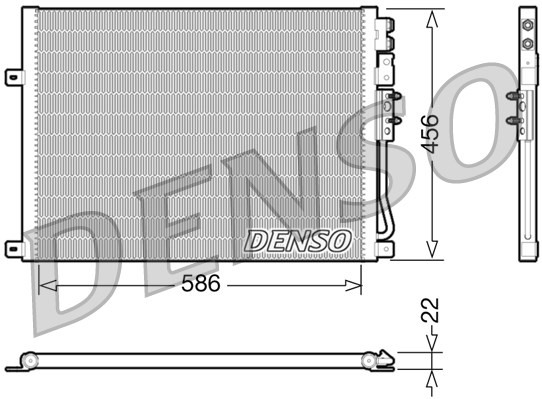 Skraplacz klimatyzacji DENSO DCN06009