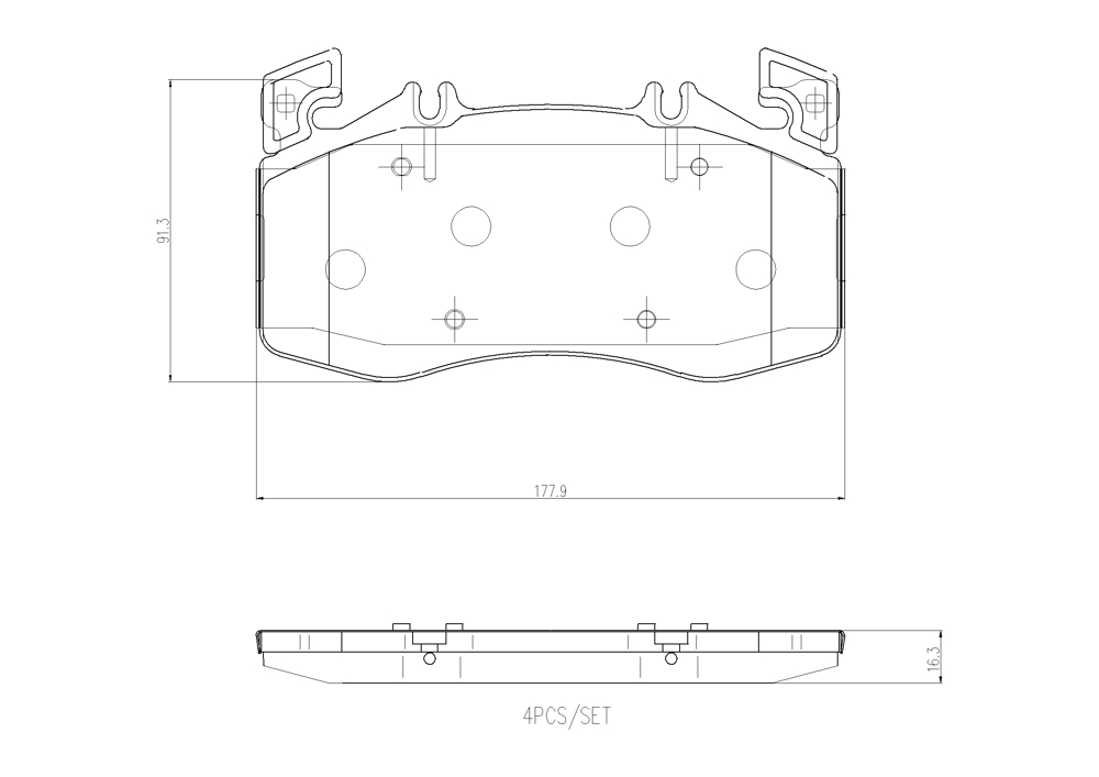Klocki hamulcowe BREMBO P 50 163
