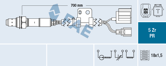 Sonda lambda FAE 75088