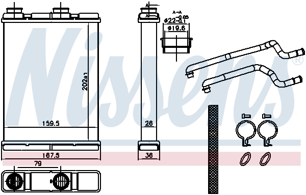 Nagrzewnica NISSENS 707202