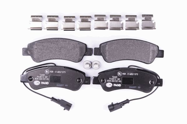 Klocki hamulcowe HELLA 8DB 355 021-901