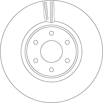 Tarcza hamulcowa TRW DF6968S