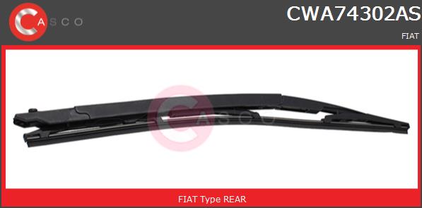 Ramię wycieraczki CASCO CWA74302AS