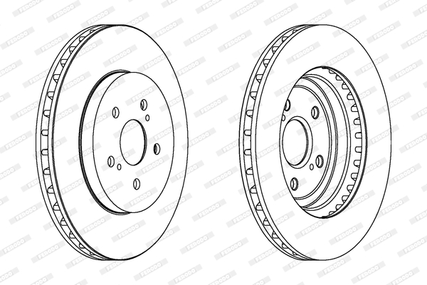 Tarcza hamulcowa FERODO DDF1544C