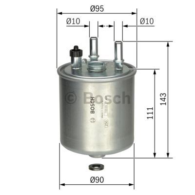 Filtr paliwa BOSCH F 026 402 081