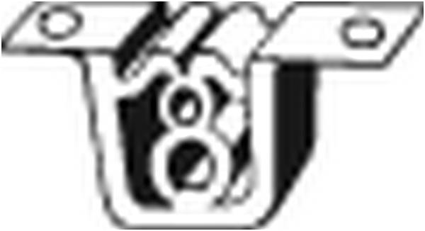 Wieszak ukladu wydechowego BOSAL 255-077