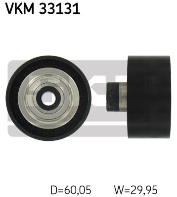 Rolka prowadząca paska osprzętu SKF VKM 33131