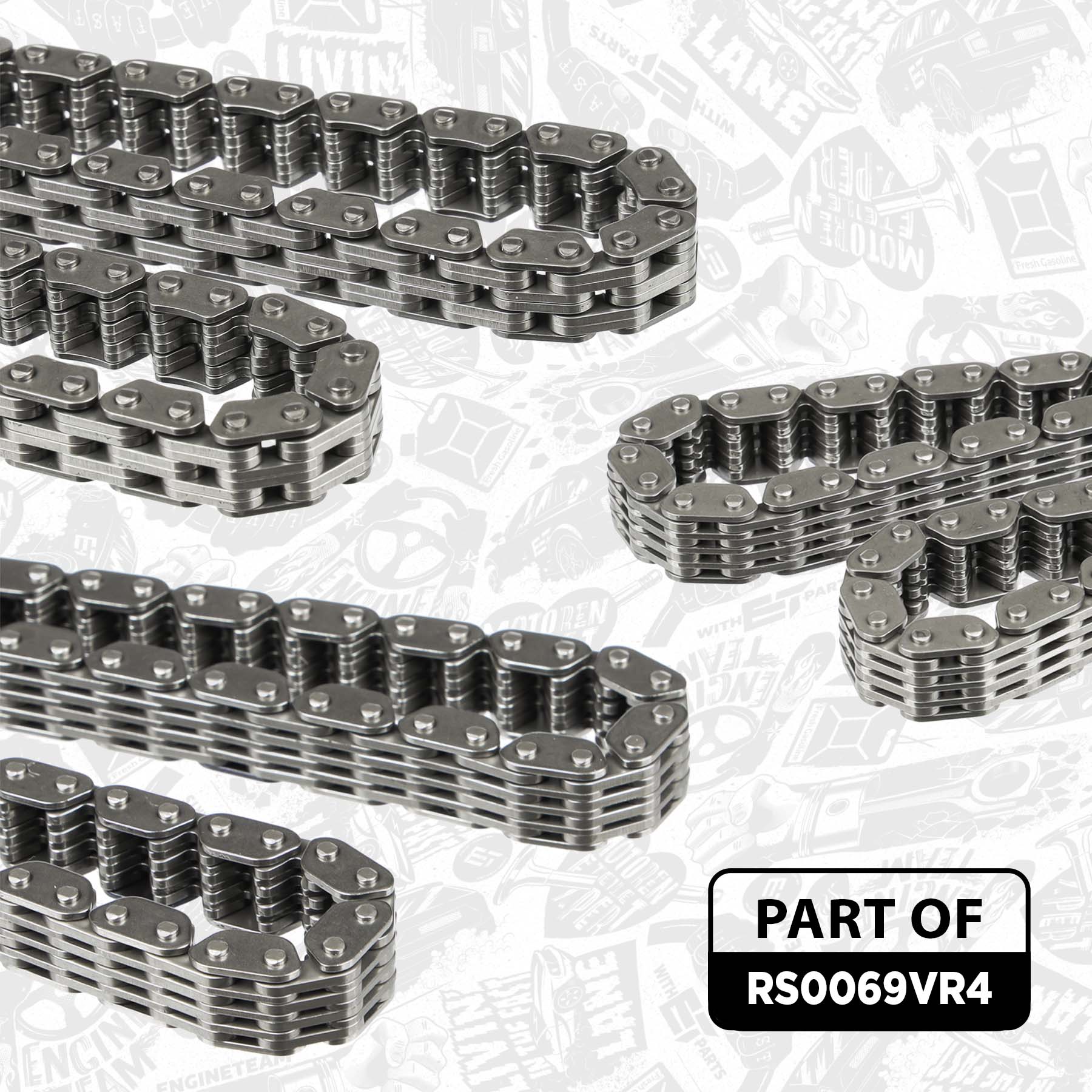 Zestaw łańcucha rozrządu ET ENGINETEAM RS0069VR4