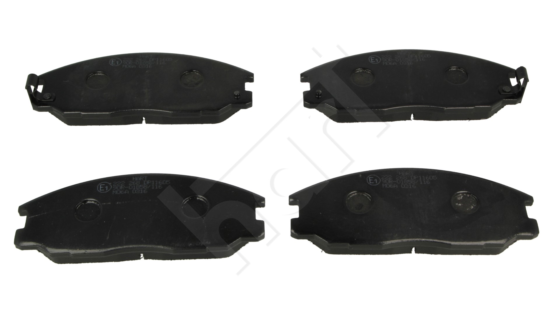 Klocki hamulcowe HART 222 268