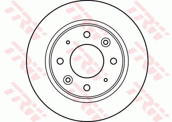 Tarcza hamulcowa TRW DF4083