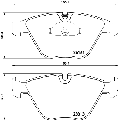 Klocki hamulcowe HELLA PAGID 8DB 355 015-601