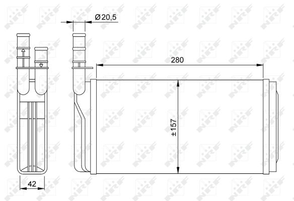 Nagrzewnica NRF 58931