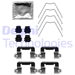 Zestaw akcesoriów montażowych  klocków hamulcowych DELPHI LX0711