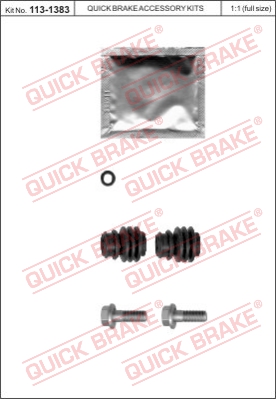 Zestaw naprawczy zacisk hamulcowy QUICK BRAKE 113-1383