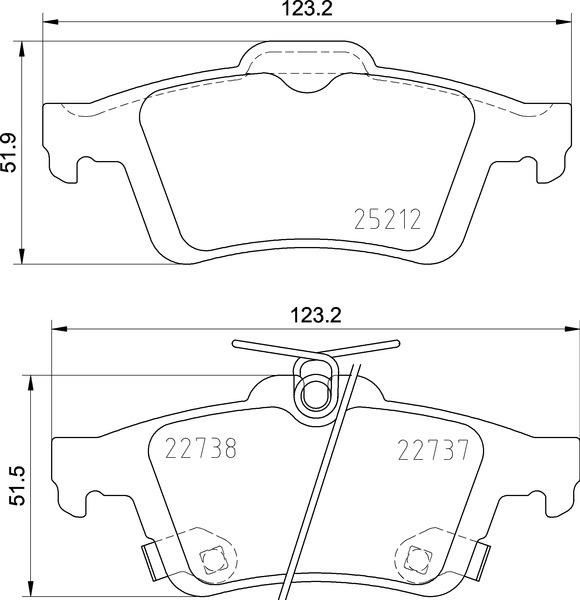 Klocki hamulcowe BREMBO P 24 216
