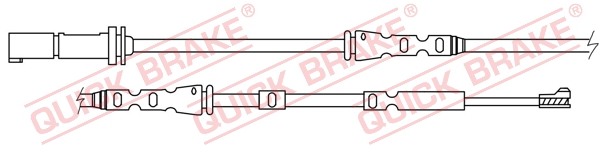 Czujnik zużycia klocków QUICK BRAKE WS 0303 A