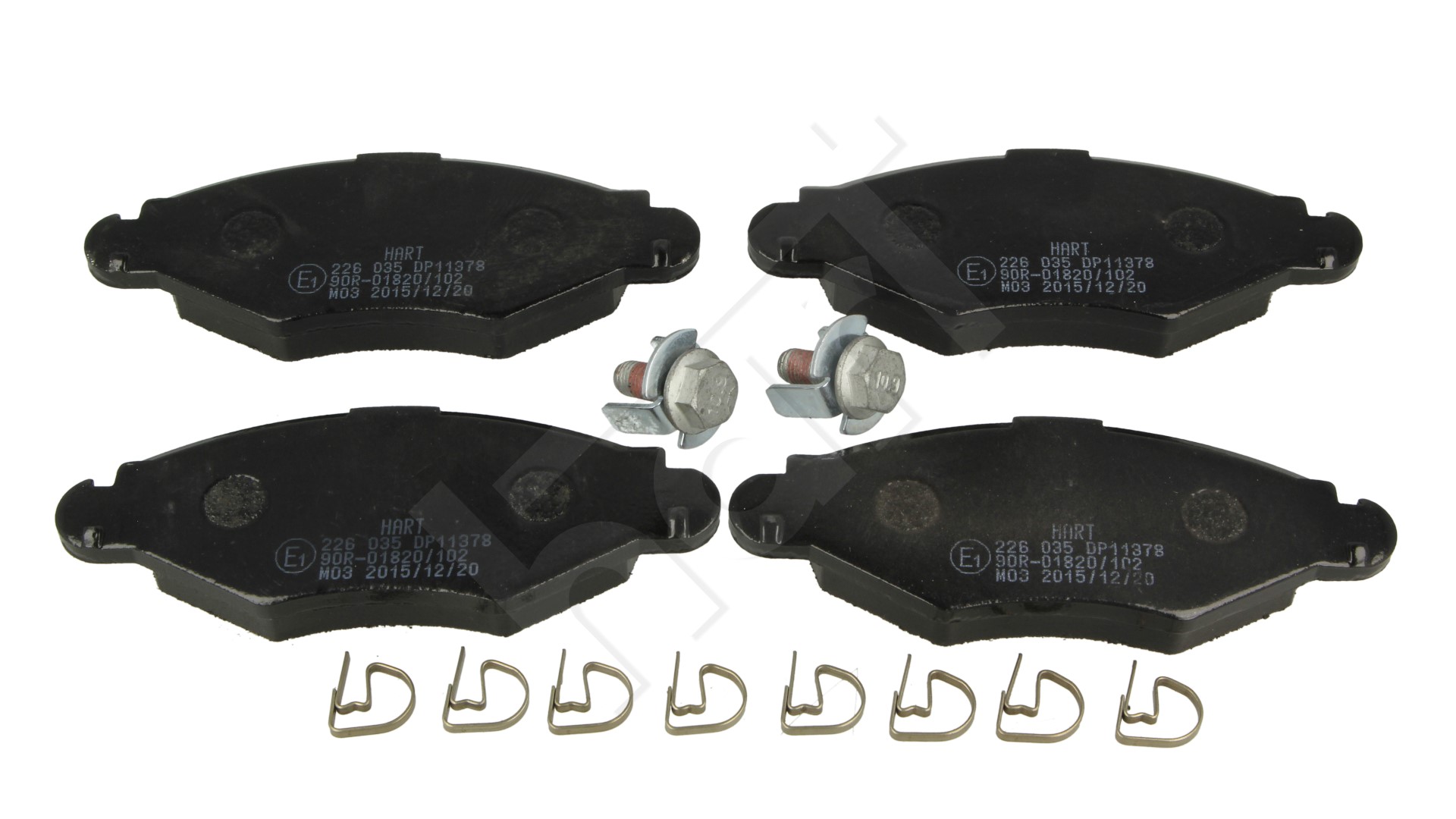 Klocki hamulcowe HART 226 035