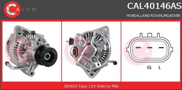 Alternator CASCO CAL40146AS