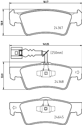 Klocki hamulcowe HELLA 8DB 355 025-761