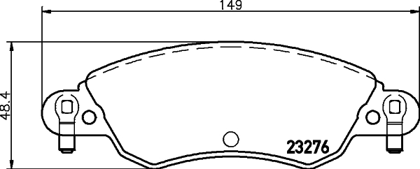 Klocki hamulcowe HELLA 8DB 355 019-431