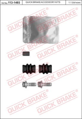 Zestaw naprawczy zacisk hamulcowy QUICK BRAKE 113-1493