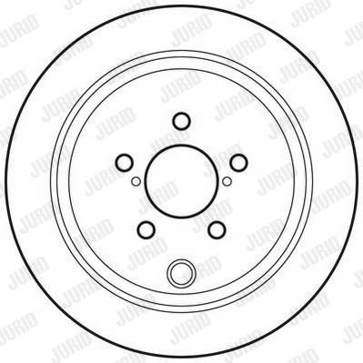 Tarcza hamulcowa JURID 562660JC