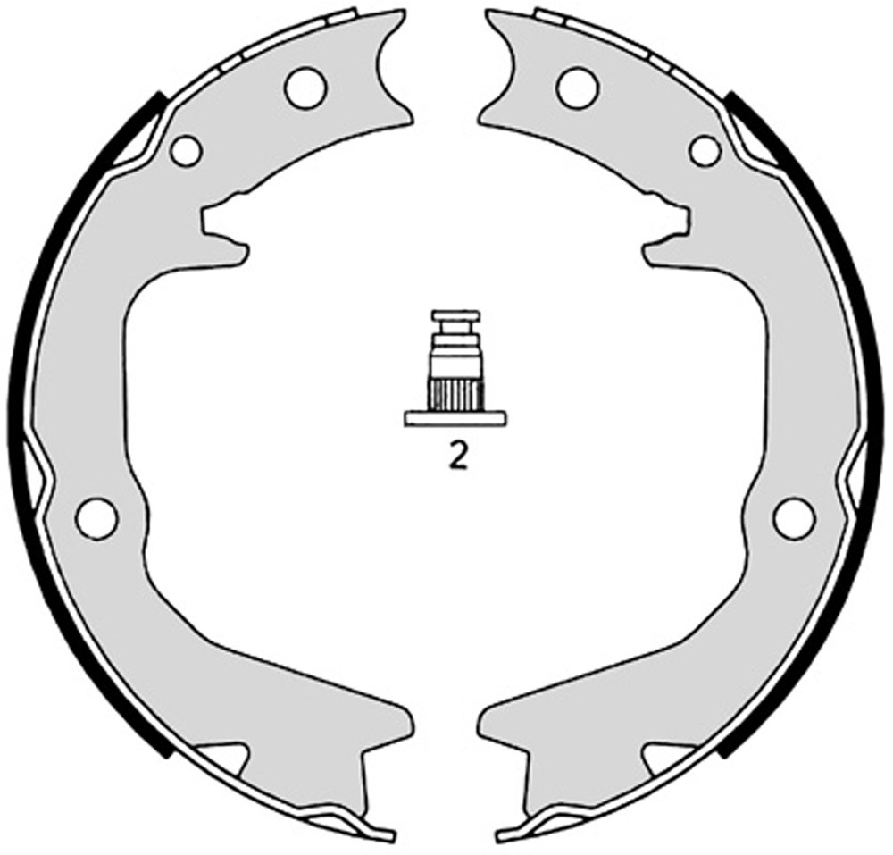 Zestaw szczęk hamulcowych BREMBO S 54 519